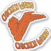 Kleine vinylsticker van 2 x 2 inch op maat gesnede sticker (Voorkant)