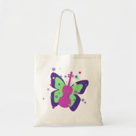 Kleine Violin Butterfly Canvas tas
