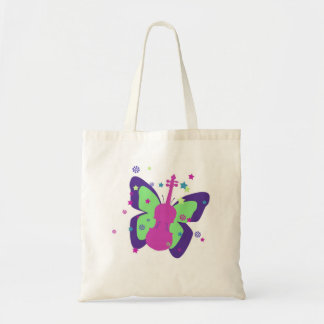 Kleine Violin Butterfly Canvas tas