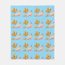Kleine Vis Fleece Deken