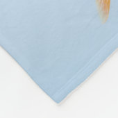 Kleine Vis Grote Schaduw Fleece Deken (Hoek)
