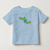 Kleine vis kinder shirts (Voorkant)