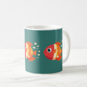 kleine vis koffiemok (Voorkant rechts)