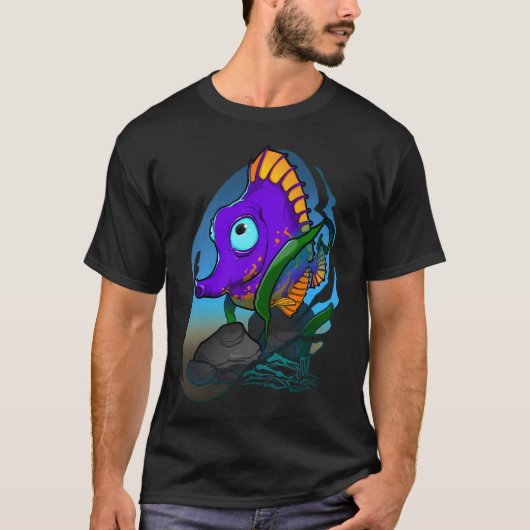 Kleine vis t-shirt (Voorkant)