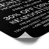 Kleine vis, visser/vrouw, vismarkt poster (Hoek)