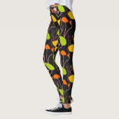 Kleine vissen in het water - licht op zwart leggings (Links)