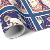 KLEINE VISSEN , MODE VAN KARTDECO-BEAUTY CADEAUPAPIER (Rol Hoek)