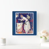 KLEINE VISSEN , MODE VAN KARTDECO-BEAUTY VIERKANTE KLOK (Huis)