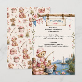Kleine Visser Baby Shower | Kleine Details Informatiekaartje