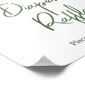 Kleine visser Baby shower luier Raffle Poster (Hoek)