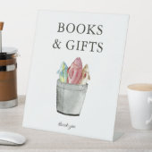 Kleine Visser Boeken en Geschenken Baby shower Tek Reclamebord Met Voetstuk (Insitu)
