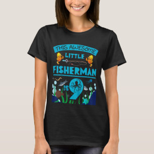 Kleine Visser Jochie Is Nu 9 Vissen Zee 9de Verjaa T-shirt