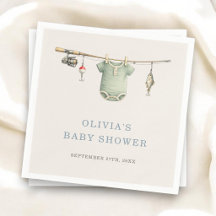 Kleine Visser Waslijn Baby Shower Feest