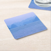 Kleine vissersboot in Ha Long Bay - Vietnam, Azië Kartonnen Onderzetters (Schuin)