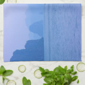 Kleine vissersboot in Ha Long Bay - Vietnam, Azië Theedoek (Gevouwen)