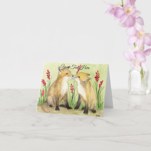 Kleine Vixens Kaart (Orchidee)