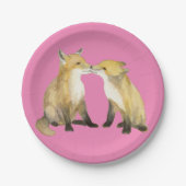 Kleine Vixens Papieren Bordje (Voorkant)
