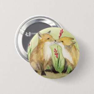 Kleine Vixens Ronde Button 5,7 Cm