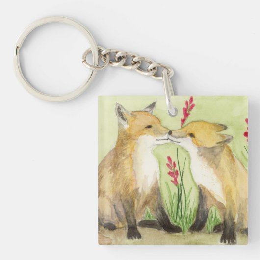 Kleine Vixens Sleutelhanger (Voorkant)