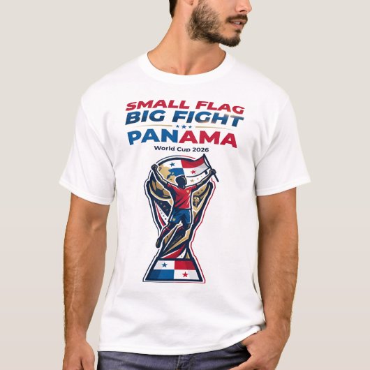 Kleine vlag grote strijd t-shirt (Voorkant)