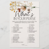  kleine vlam die in je tas speelt flyer (Voorkant)