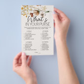  kleine vlam die in je tas speelt flyer (Hand)