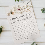 kleine vlam waar we waren flyer<br><div class="desc">Waar waren we vrijgezellenfeest? Kleine bloemen  collectie. Waterverf botanische,  zachtaardige en absoluut kleine waterverf bloemen. Overeenkomende objecten om je collectie te voltooien zijn beschikbaar in onze Zazzle winkel!</div>