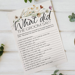  kleine vlam zou de Groom zeggen Flyer