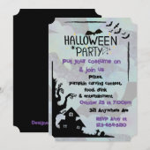 Kleine vleermuis Halloween Kaart (Voorkant / Achterkant)