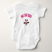 Kleine vleermuis meisje romper (Achterkant)