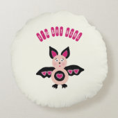 Kleine vleermuis meisje rond kussen (Achterkant)