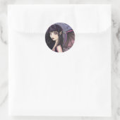 Kleine Vleermuis Meisje Vampier Fee Stickers (Tas)