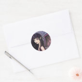 Kleine Vleermuis Meisje Vampier Fee Stickers (Envelop)