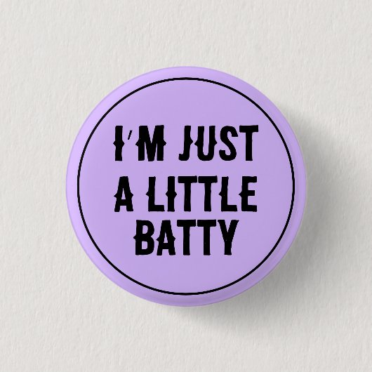 Kleine vleermuis Pastel Goth Ronde Button 3,2 Cm (Voorkant)
