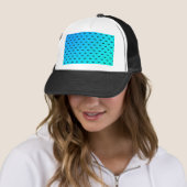 Kleine vleermuizen blauw trucker pet (In situ)