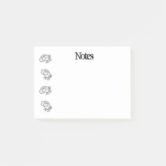 Kleine vliegen post-it® notes (Voorkant)