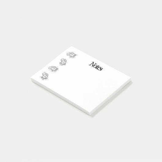 Kleine vliegen post-it® notes (Schuin)