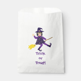 Kleine vliegende heks bedankzakje