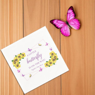 Kleine Vlinder Baby Shower Servet