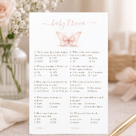 Kleine Vlinder Blosende Strik Meisje Baby Shower T