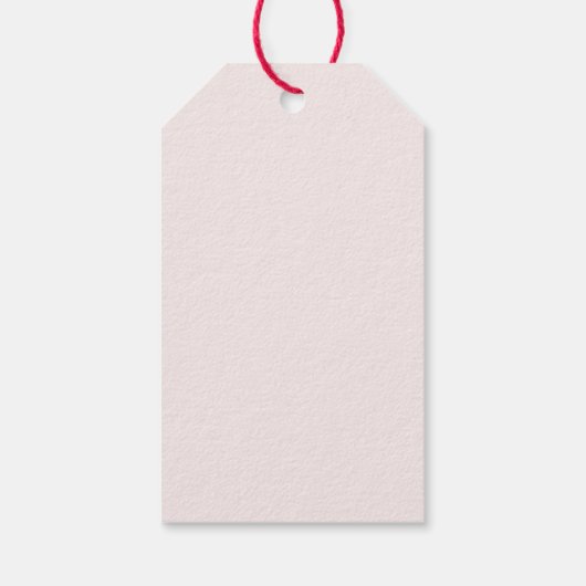 Kleine vlinder Blush Roze Bloemen Meisje Baby show Cadeaulabel (Achterkant)