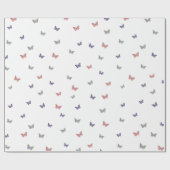 kleine vlinder cadeaupapier (Vlak)