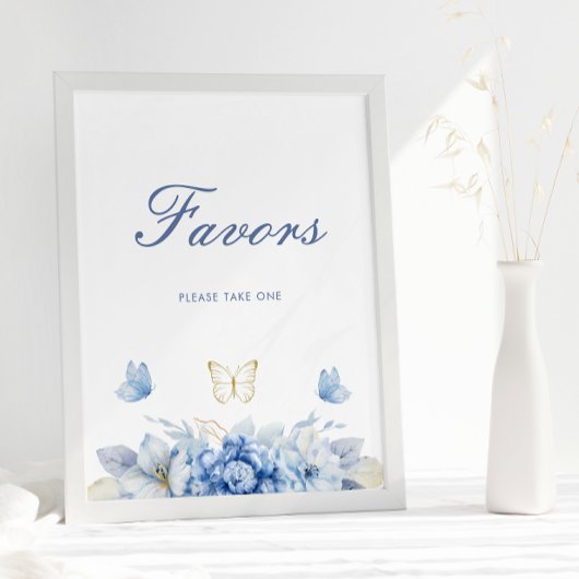  kleine vlinder jongen Baby shower gunsten Poster