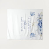  kleine vlinder jongen Baby shower Wandkleed (Voorkant (horizontaal))