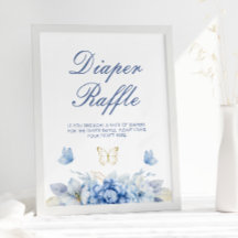 Kleine Vlinder Luier Raffle Baby shower
