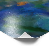 Kleine vlinder op wilde bloemen bij zonsopgang foto afdruk (Hoek)