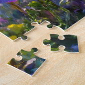 Kleine Vlinder Op Wilde Bloemen Moederdag Legpuzzel (Zijkant)