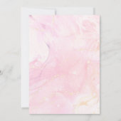 Kleine vlinder roze bloemig zomer meisje verjaarda kaart (Achterkant)