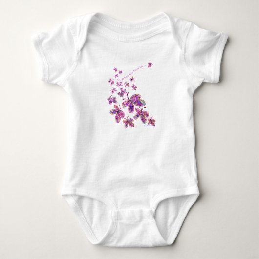 Kleine Vlinders Fladderen Romper (Voorkant)