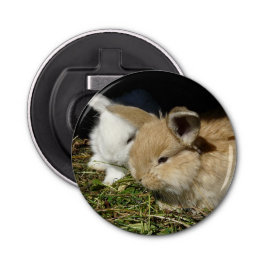 Kleine vloedbunnies button flesopener